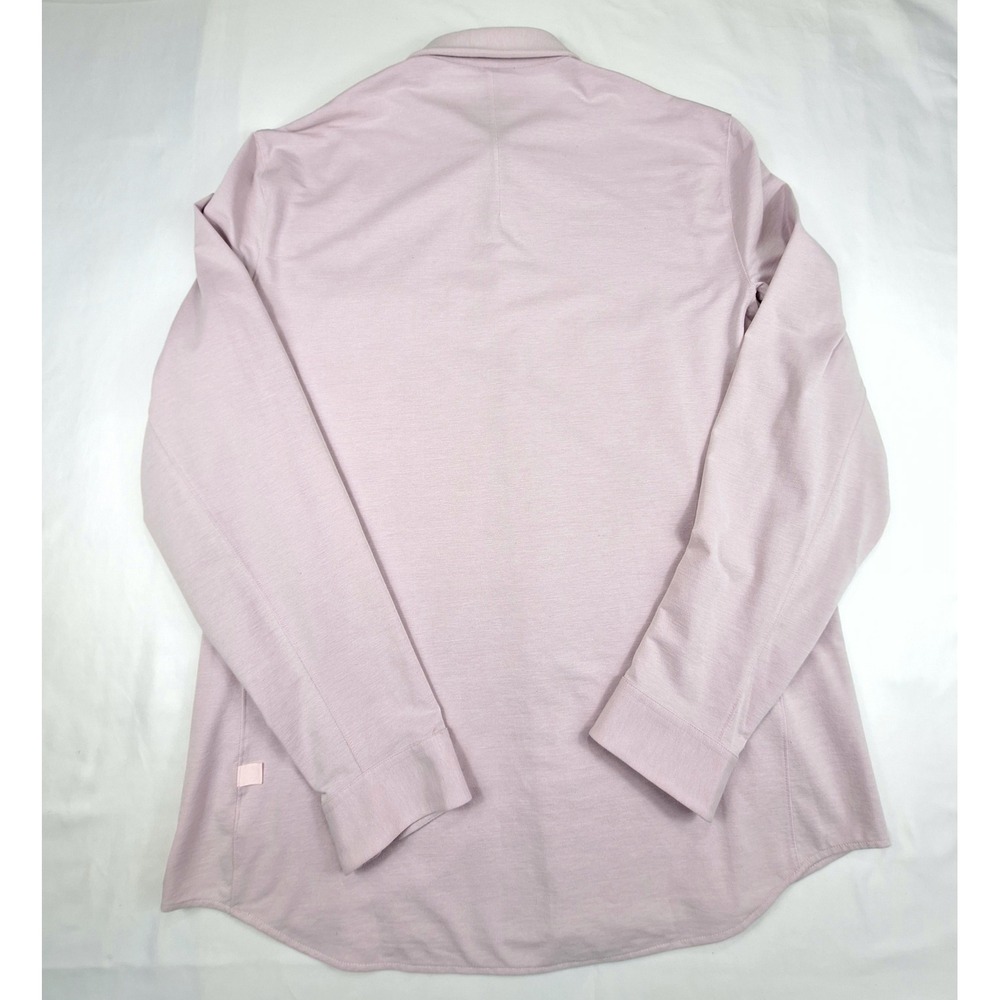 Lululemon New Venture Long Sleeve Shirt XL Pink Button Down NWT Mens - Picture 2 of 6
